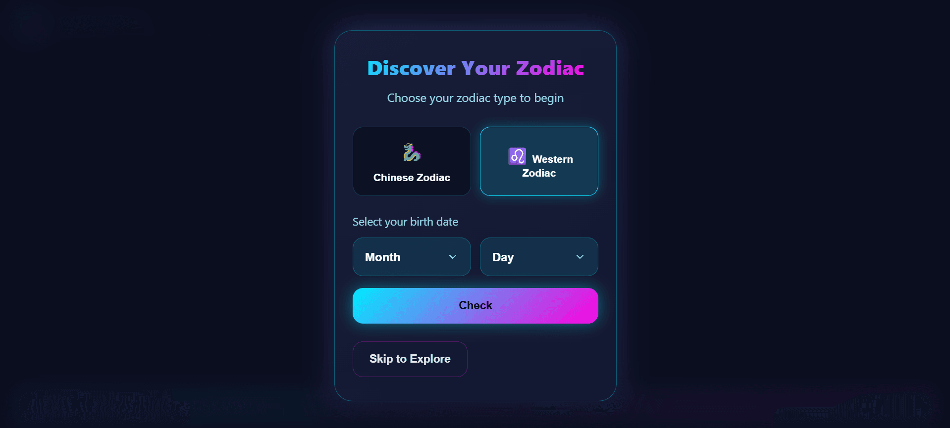 Zodiac Deck — NFC Card Experience